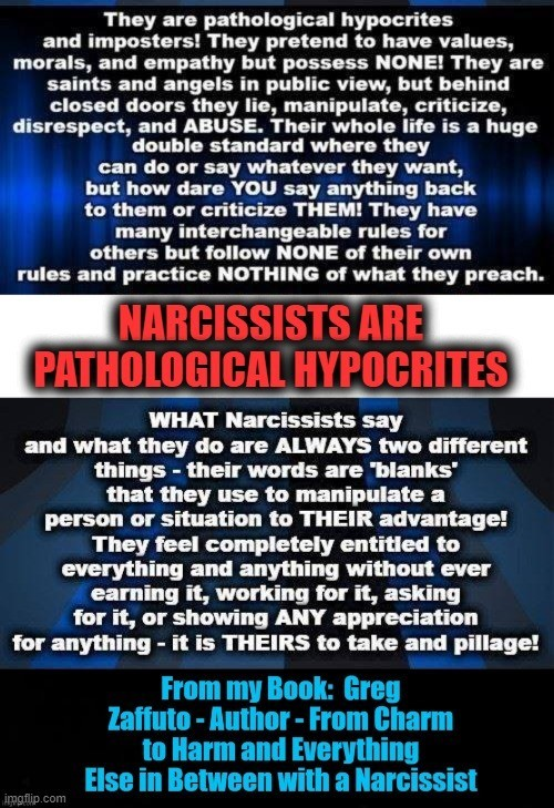 LucyLathamBooks's tweet photo. narcissist abuse #Narcissism EVERYTHING is always the opposite with a Narcissist! WHAT they say and what they do are ALWAYS two different things – their words are ‘blanks’ that they use to manipulate a person or situation to THEIR… https://t.co/WnzGYseZhX https://t.co/N1ZqtE8EXy https://t.co/2h5LJvxEE6