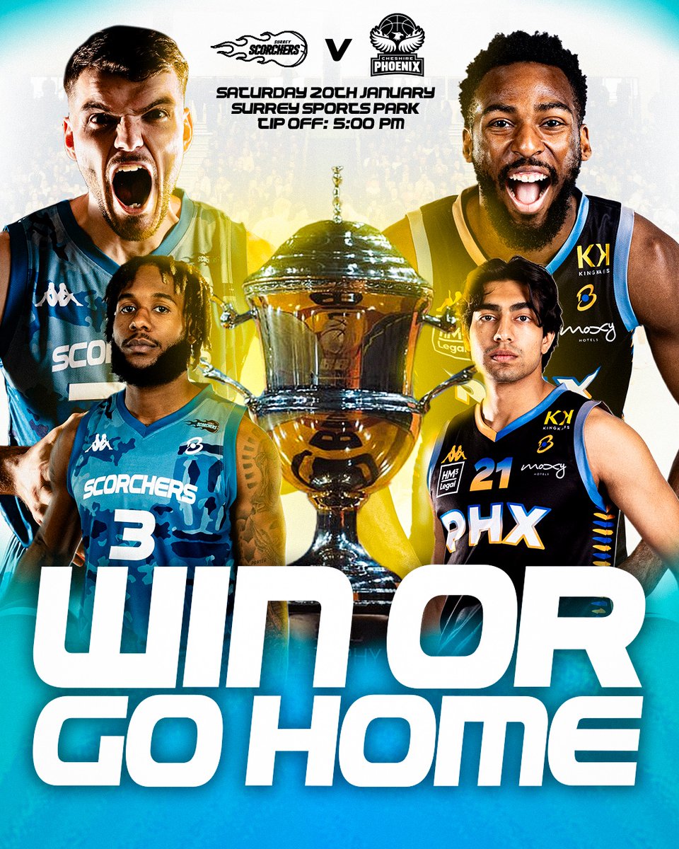 🚨 𝐒𝐂𝐎𝐑𝐂𝐇𝐄𝐑𝐒 𝐅𝐀𝐍𝐒 𝐖𝐄 𝐍𝐄𝐄𝐃 𝐘𝐎𝐔𝐑 𝐇𝐄𝐋𝐏 🚨

Come along and get behind the boys as they battle it out against <a href="/CheshireNix/">Cheshire Phoenix</a> to book their place in the Trophy Finals Weekend in Birmingham.

Get your tickets here 🎟️ bit.ly/3O7LV2q

#SurreyScorchers