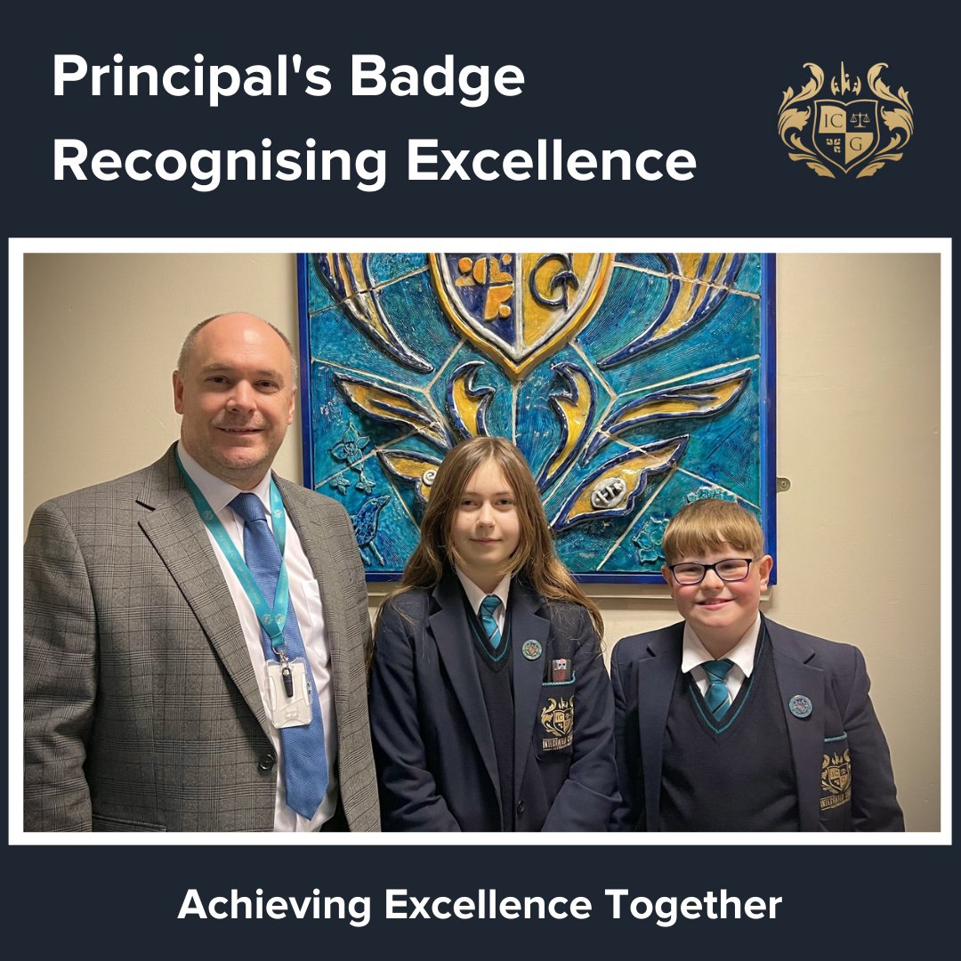 Big congratulations to Weronika and Jake who were presented with their Principal’s Badge award for going above and beyond in ICG!

#icgway #achievingexcellencetogether