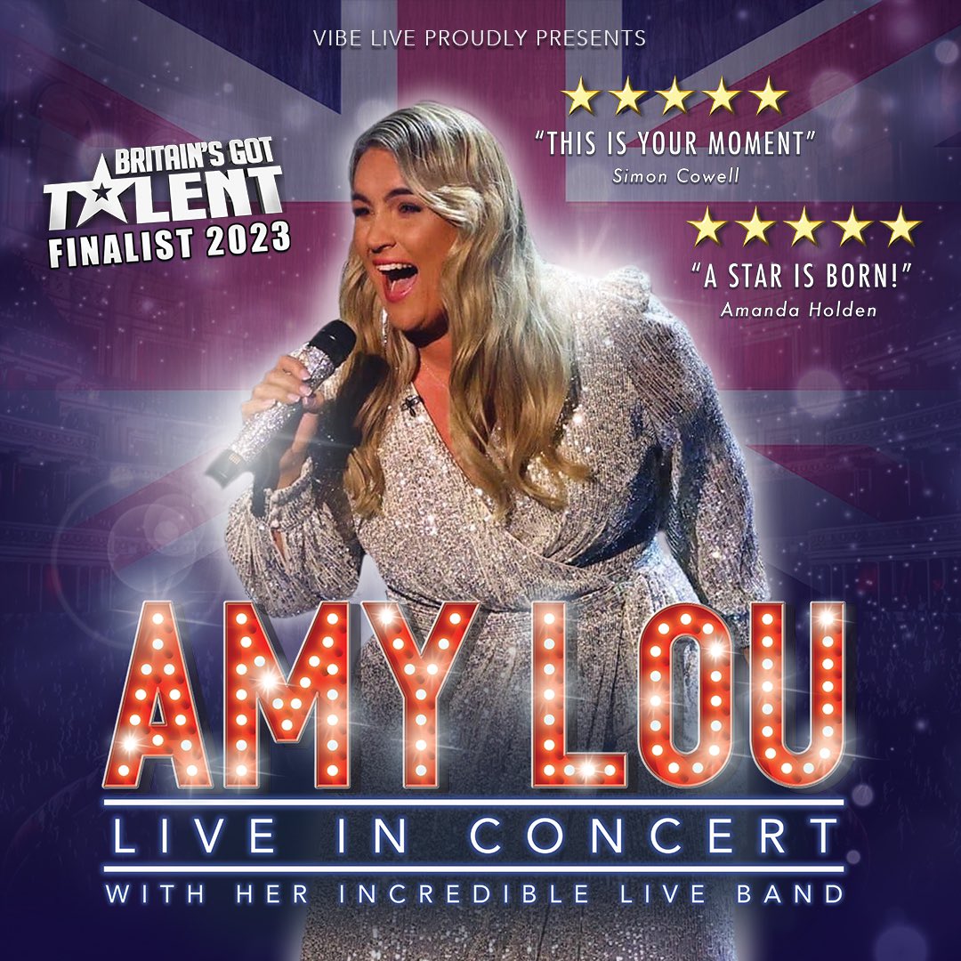 Looking forward to seeing our <a href="/AmyLou_BGT/">Amy Lou Official</a> at Dudley Town Hall tonight! 🙌🏻🎶
