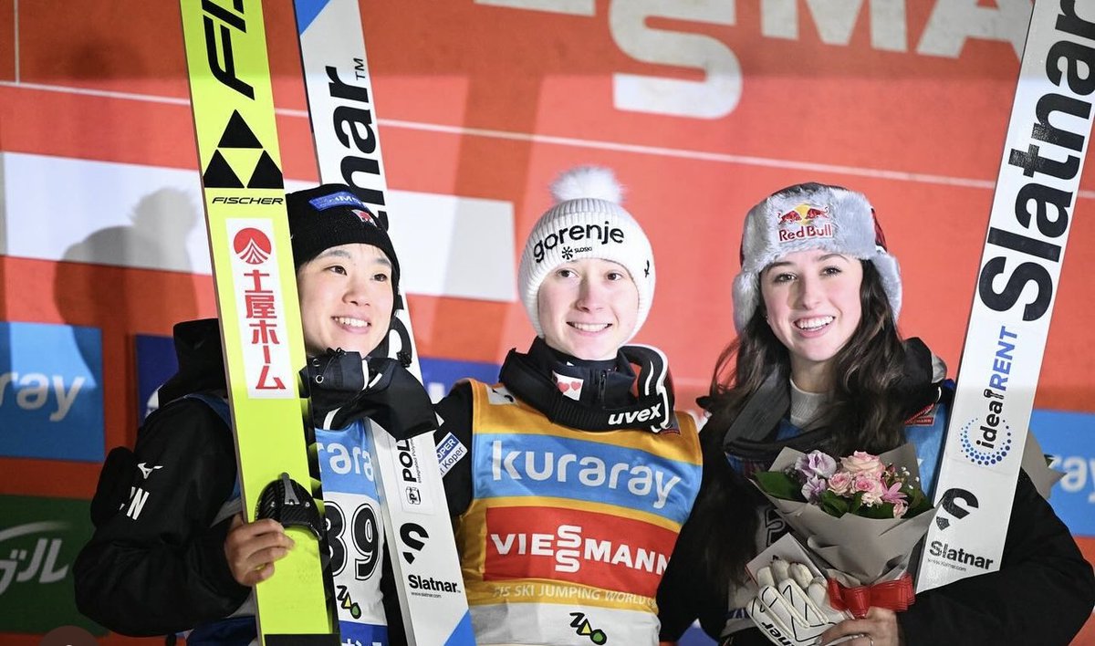 PODIUM ALERT: Alex Loutitt soars to her fourth medal of the season, and sixth of her career at World Cup in Zao, taking bronze.

<a href="/abi_strate/">Abigail Strate</a> 7th
Nicole Maurer 26th

<a href="/KarbonSports/">KARBON</a> Competition Report: 
skijumpingcanada.com/2024/01/19/can…

📷 <a href="/FISskijumping/">Viessmann FIS Ski Jumping World Cup</a>