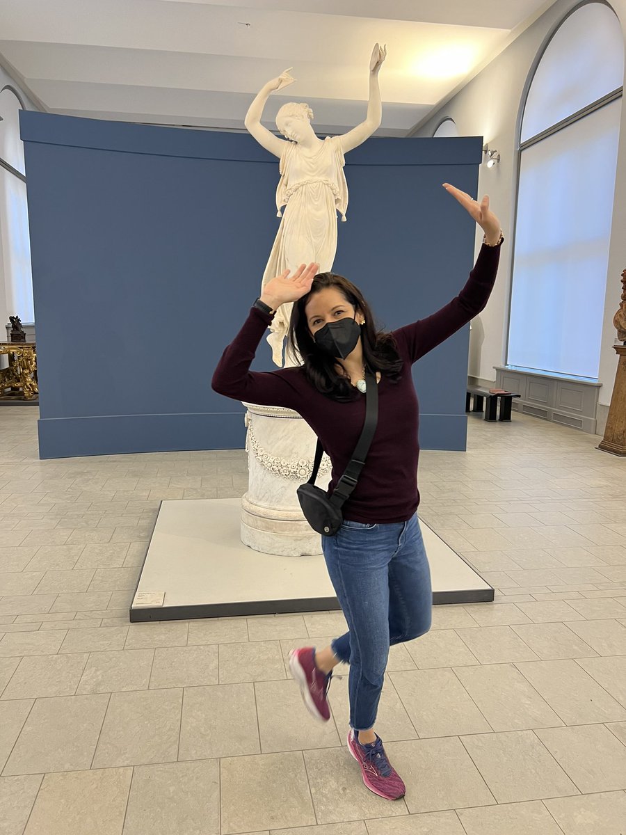 Shenanigans that happen at a sculpture museum