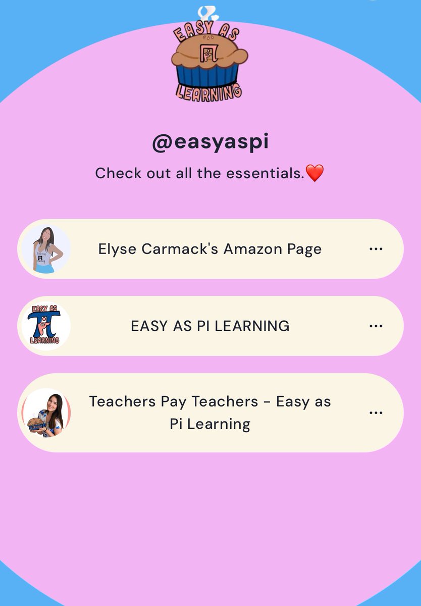 Elyse Carmack Easy as Pi Learning tweet media