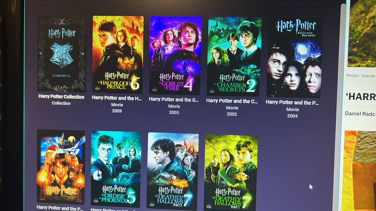 Low key gonna watch Harry Potter now…