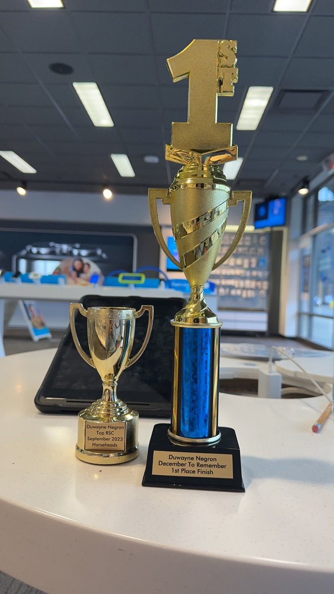 DuwayneNegron's tweet photo. Trophy Finally Came In 🥇🥇🥇
@LifeAtATT @attbenny @ATT https://t.co/ZpCty1on0o