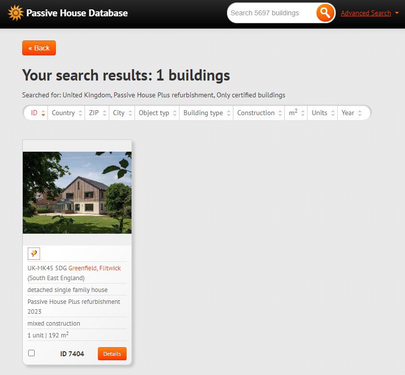 Search for certified Passivhaus Plus refurbishments in the UK and you get one result - our Bedfordshire Passivhaus Plus retrofit! We are so proud that this is the first of its kind in the UK! #passivhaus #retrofit #sustainablearchitecture