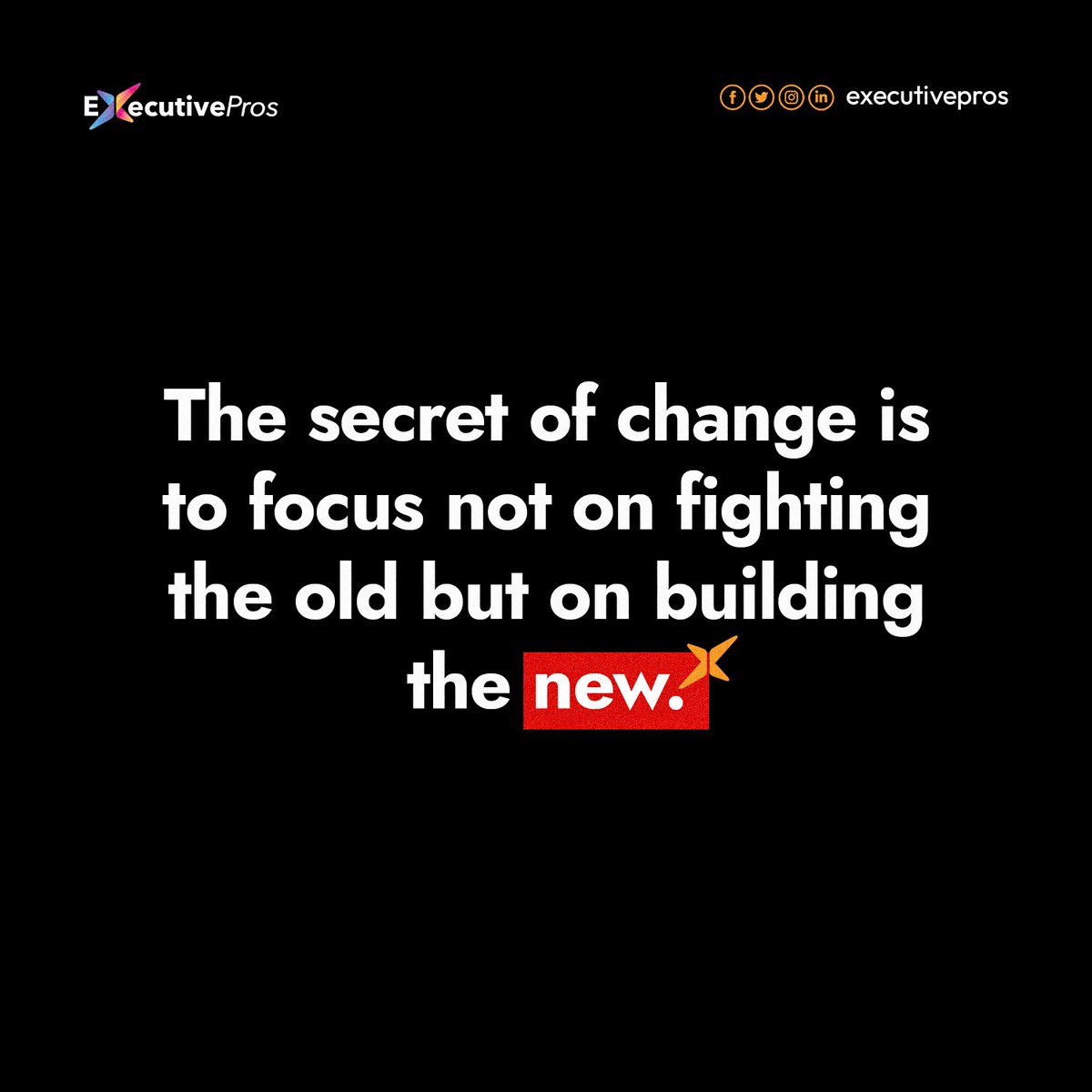 executivepros_'s tweet photo. The secret of change lies in building anew."
Therefore channel your energy into constructing a brighter future, not battling the past.
#executiveassistants #executiveassistantcompany #executivepros #instagram #businessowner #business #businessgrowth #executivepros #explore https://t.co/KkVFpXsnv6