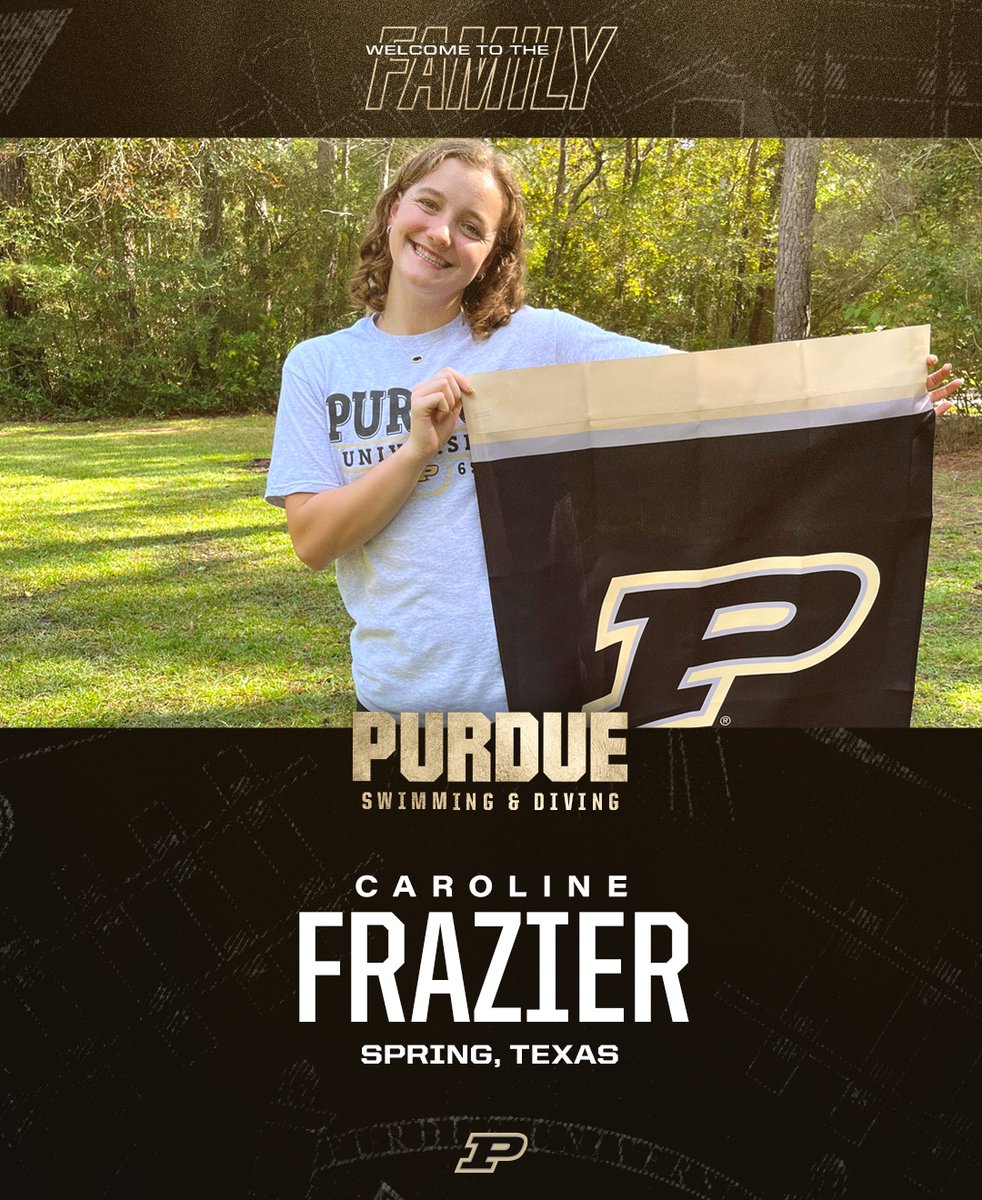 Welcome Caroline!! #BoilerUp 

🚂 Caroline Frazier
🏊‍♀️ Mid-Distance Freestyle
⭐️ Spring, Texas
🏫 The Woodlands HS
♣️ Magnolia Aquatic Club
⏱️ swimcloud.com/swimmer/140709…

#FutureBoilermaker x #AllAboard