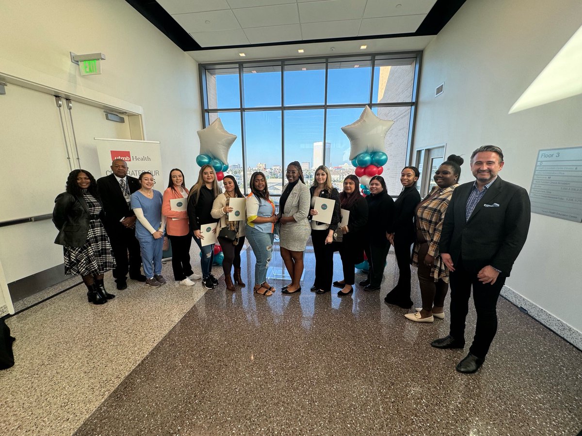 JochenReiser's tweet photo. Today, we are celebrating our newly accepted candidates for our Apprenticeship Program which is recognized for ⁦@utmbhealth⁩ by Mr. James Carnes from US State Department of Labor. 🎈
We wish all candidates a great start while they earn and learn ! https://t.co/IyKDs00qh1