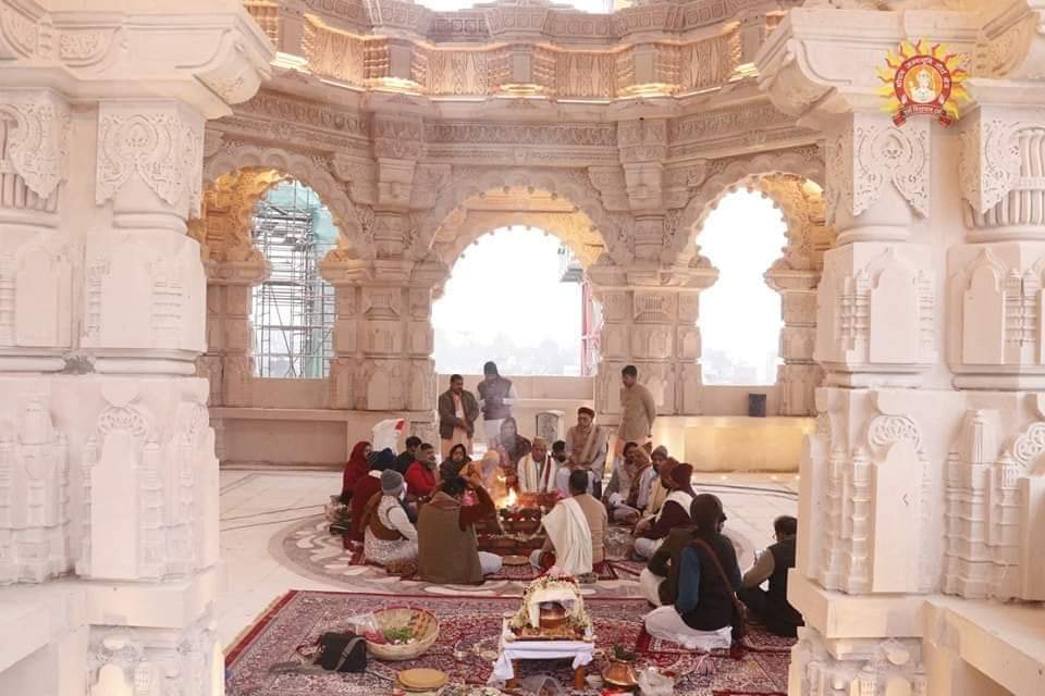 अयोध्याधाम: राम मंदिर प्राण-प्रतिष्ठा चौथा दिन..!