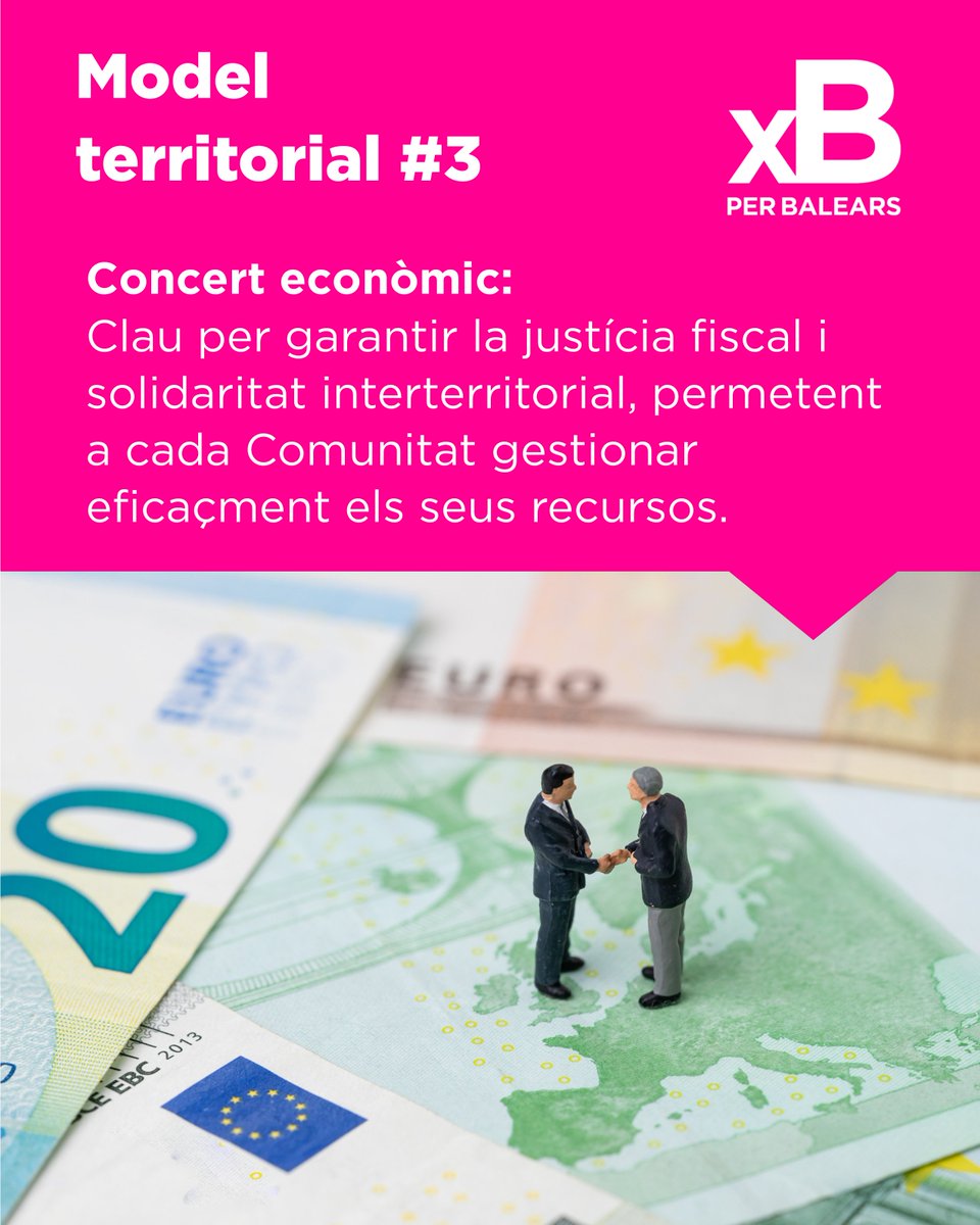 enmarxaXBalears's tweet photo. 📷 A 𝗣𝗘𝗥 𝗕𝗔𝗟𝗘𝗔𝗥𝗦 (𝘅𝗕) veiem el concert econòmic com un pas fonamental cap a un model territorial més just i equitatiu, afavorint la solidaritat entre totes les regions d'Espanya.
#centrexBalears #centrextots #toteslesilles #regionalistesxBalears https://t.co/WWRrrnbFDC