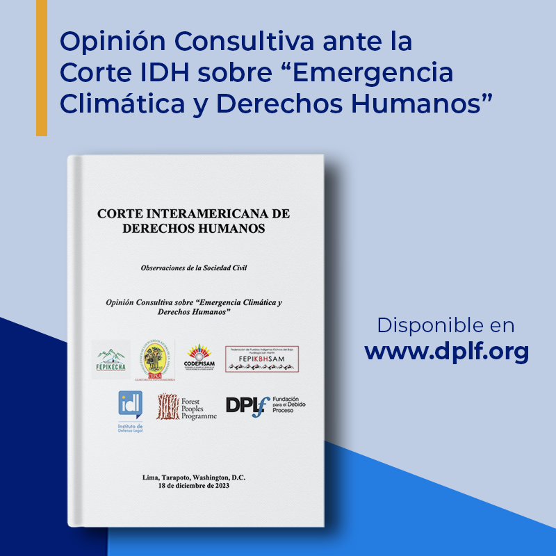 Junto a organizaciones indígenas de Perú y aliadas de sociedad civil, presentamos un escrito a la <a href="/CorteIDH/">Corte Interamericana de Derechos Humanos</a> para su opinión consultiva sobre #EmergenciaClimática y #DerechosHumanos, la cual será adoptada en los próximos meses y aclarará las obligaciones estatales en la materia.🧵
