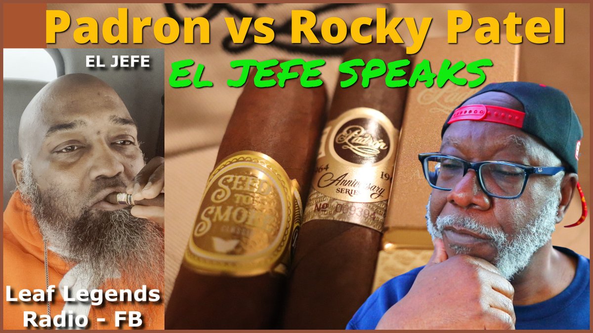 El Jefe has a few choice words for LeeMack912 about this Padron vs Rocky Patel video. Stop by today at 12:15pm EST to see what they are. YouTube| LeeMack912 | youtu.be/YTfG5RMLb3k