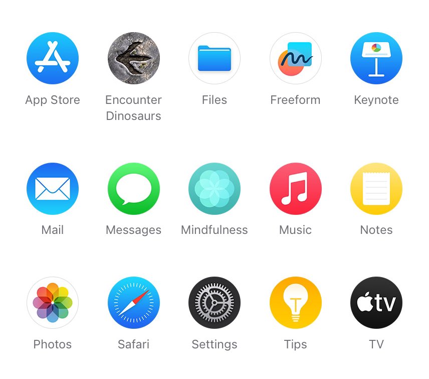 iOS 18 apps being circular could be a nice redesign