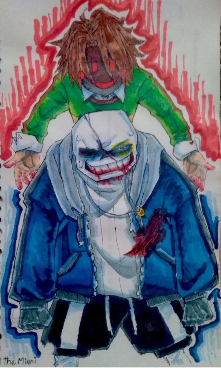 TMiuni's tweet photo. Chara: Recuerda Sans morir es gei
Sans:... Si Chara

#undertaleAU #murderfail #fanart https://t.co/kW4auPyfgu