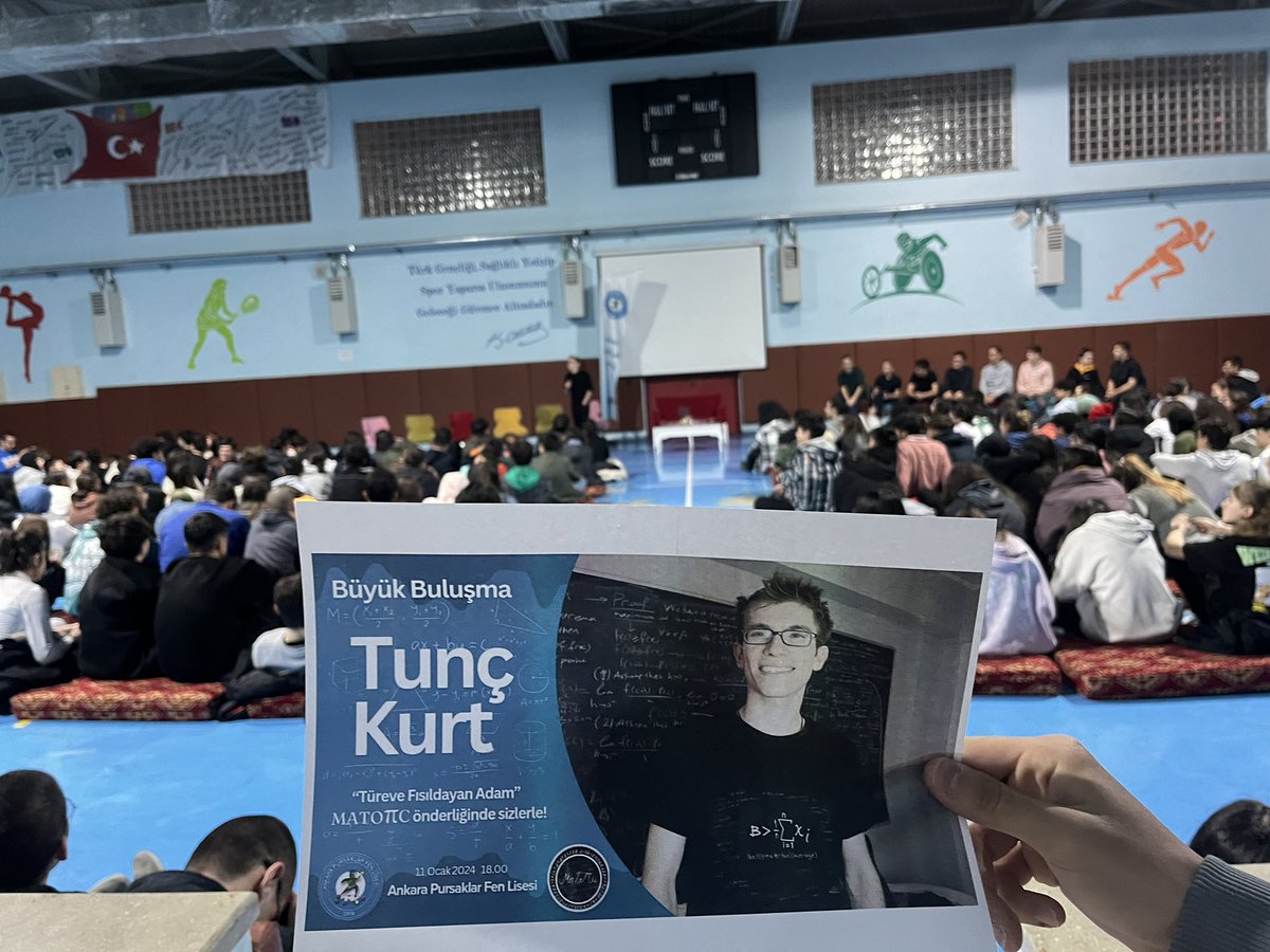 tunckurtmat's tweet photo. Ankara’mızın en güzel okullarından biri olan Pursaklar Fen Lises’indeydim. Sizlerle sohbet ettim, çok keyifli bir akşam geçirdim. Davet eden okul öğrencilerine ve okulun matematik topluluğuna çok teşekkür ederim. Diğer buluşmalarda görüşmek üzere. https://t.co/HgWNzRaPXr
