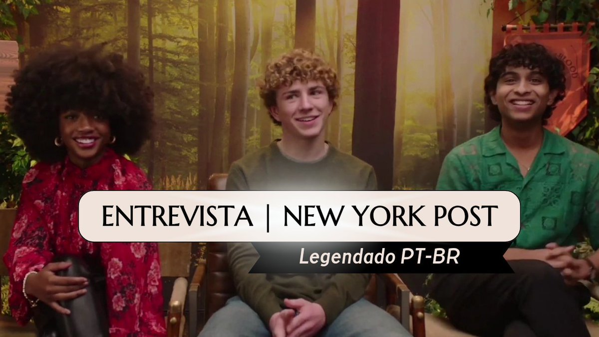 Disponibilizamos 4 entrevistas legendadas, da conferência de imprensa de Percy Jackson e os Olimpianos, com Leah Sava Jeffries, Walker Scobell e Aryan Simhadri.

Assista: 
¹ youtu.be/pfLM0h1jNOw
² youtu.be/oUotC77lu3I
³ youtu.be/xf77HtwNizY
⁴ youtu.be/KRdnjzgNtX8