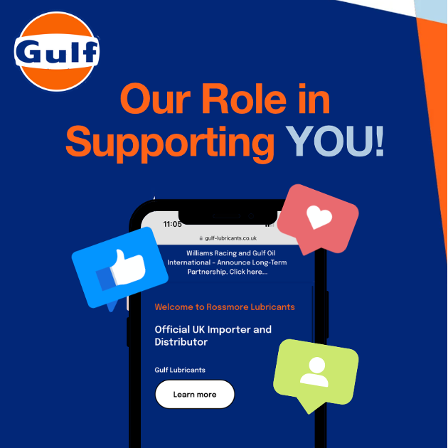 OUR ROLE IN SUPPORTING YOU 🔵🟠

✅Access to the Gulf brand &amp; product range
✅Social media messaging support
✅Competitive pricing
✅Ease of working
✅Long-term commitment

Want to become a Gulf Distributor? Contact:👇

dave@gulf-lubricants.co.uk