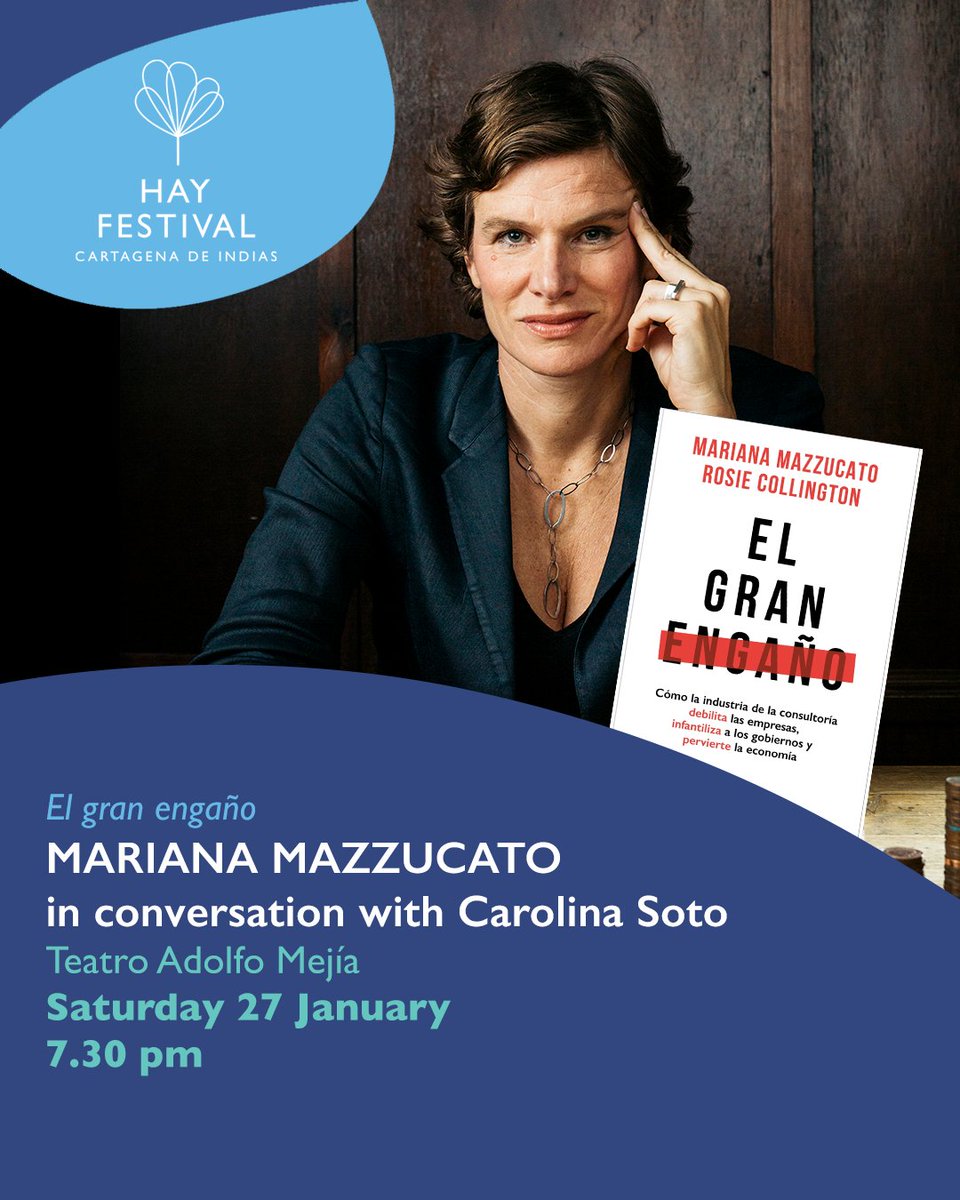 Also exciting to see the Spanish edition of #TheBigCon, co-authored with @RosieCollingto, launched this week. I’ll be @Hayfestival_esp #HayCartagena24 next weekend to launch it in #Colombia on Sat Jan 27th. In-person | 19:30 Colombian time | Tickets ➡️ hayfestival.com/p-21190-marian…