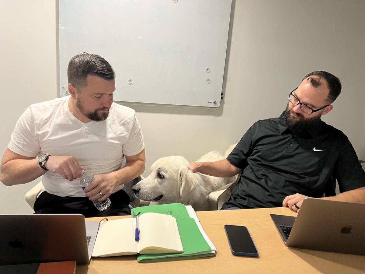 explainify's tweet image. Here's a behind-the-scenes of our annual meeting, where our guest of honor couldn't resist stealing the spotlight! 🌟🐾 Exciting things happening! stay tuned for another year!🐶💼
#explainify #annualmeetinghighlights #pawfectlyproductive
