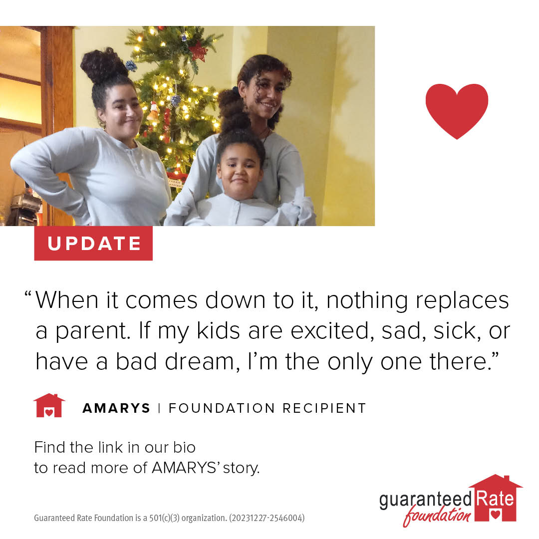 RateFoundation's tweet image. When Amarys' partner died, she became the sole provider for their three daughters. But thanks to your caring support, Amarys is able to care for her family as they heal together. ms.spr.ly/6017is5DS