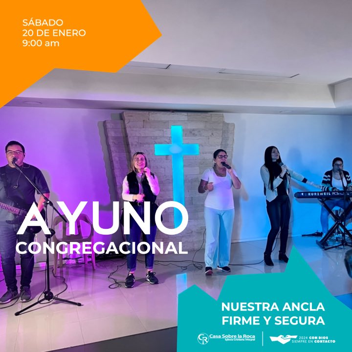 Es necesario tener la seguridad de la esperanza antes de poder actuar con fe.
 
| Ayuno Congregacional | ⚓ 20 Enero 2023 | Nuestra ancla firme y segura  
 
Recuerda la Iglesia no es un lugar, la iglesia somos todos, así que acompáñanos a hacer Iglesia.
 
#esperanza #seguridad