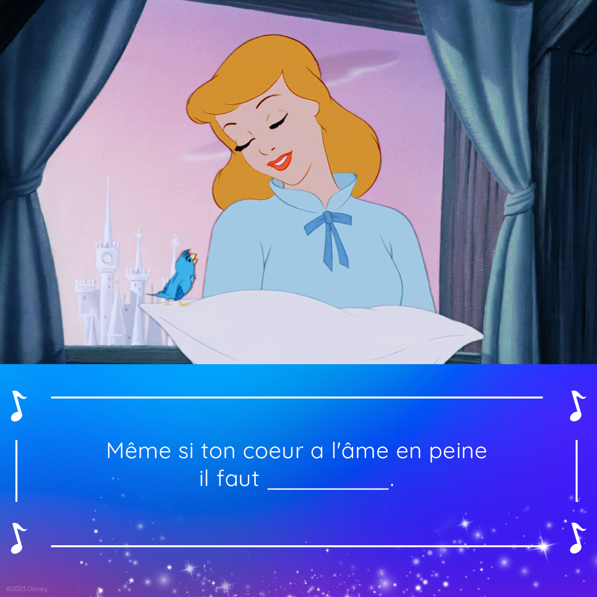 Que #Cendrillon nous conseille-t-elle de faire ? ✨