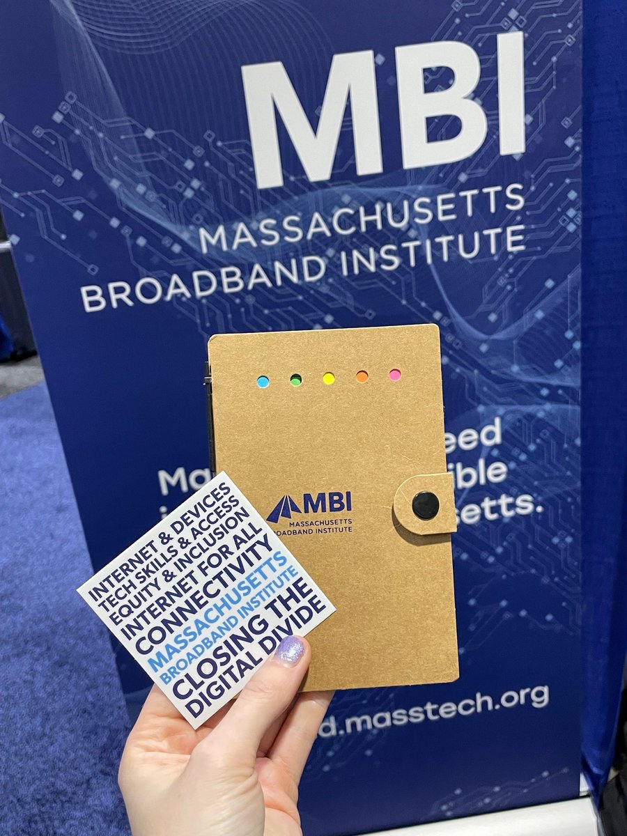Mass. Broadband Institute (MBI) (@massbroadband) on Twitter photo Connect with the MBI team at the <a href="/massmunicipal/">Mass. Municipal Assn</a> Annual Meeting & Trade Show today & Saturday!
Visit booth 723 to explore our programs & future grant opportunities, or take part in the Learning Lab today at 12:10 pm to discuss the upcoming BEAD Challenge Process! #MADigitalEquity Connect with the MBI team at the <a href="/massmunicipal/">Mass. Municipal Assn</a> Annual Meeting & Trade Show today & Saturday!
Visit booth 723 to explore our programs & future grant opportunities, or take part in the Learning Lab today at 12:10 pm to discuss the upcoming BEAD Challenge Process! #MADigitalEquity