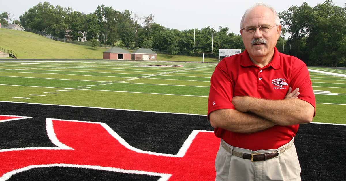 Jan. 19, 1979 – <a href="/BenedictineKS/">Benedictine College</a> hires Larry Wilcox, 28, as football coach to replace Matt May. “I was pleasantly surprised,” Wilcox told The Circuit. “I’ve been with the program since day one, three years as a player and six years as a coach.”