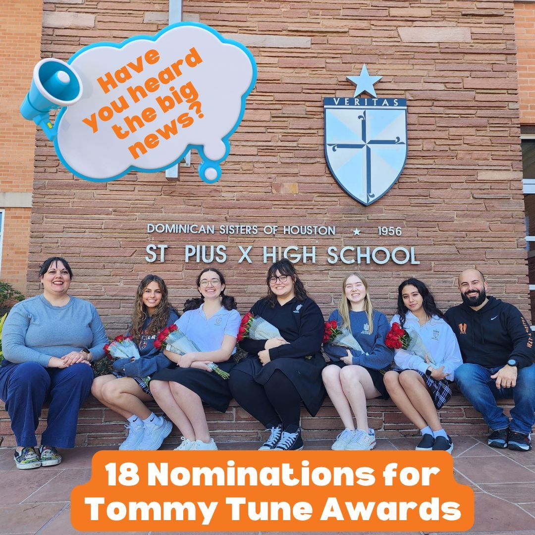 Nunsense has done it again! Receiving 18 preliminary production and individual nominations for the Tommy Tune Awards. Congratulations to the SPX Fine Arts team for leading an award-winning performance! #WeAreVeritas #IgniteYourStory #FineArtsAwards #TommyTuneAwards