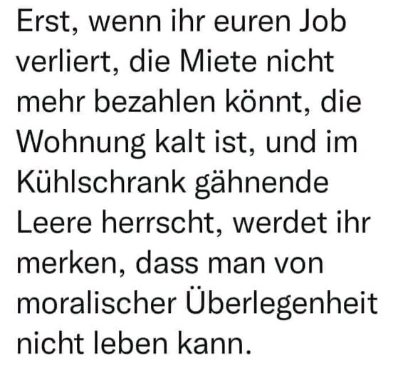 An alle gutenenden #Gutmenschen 😏