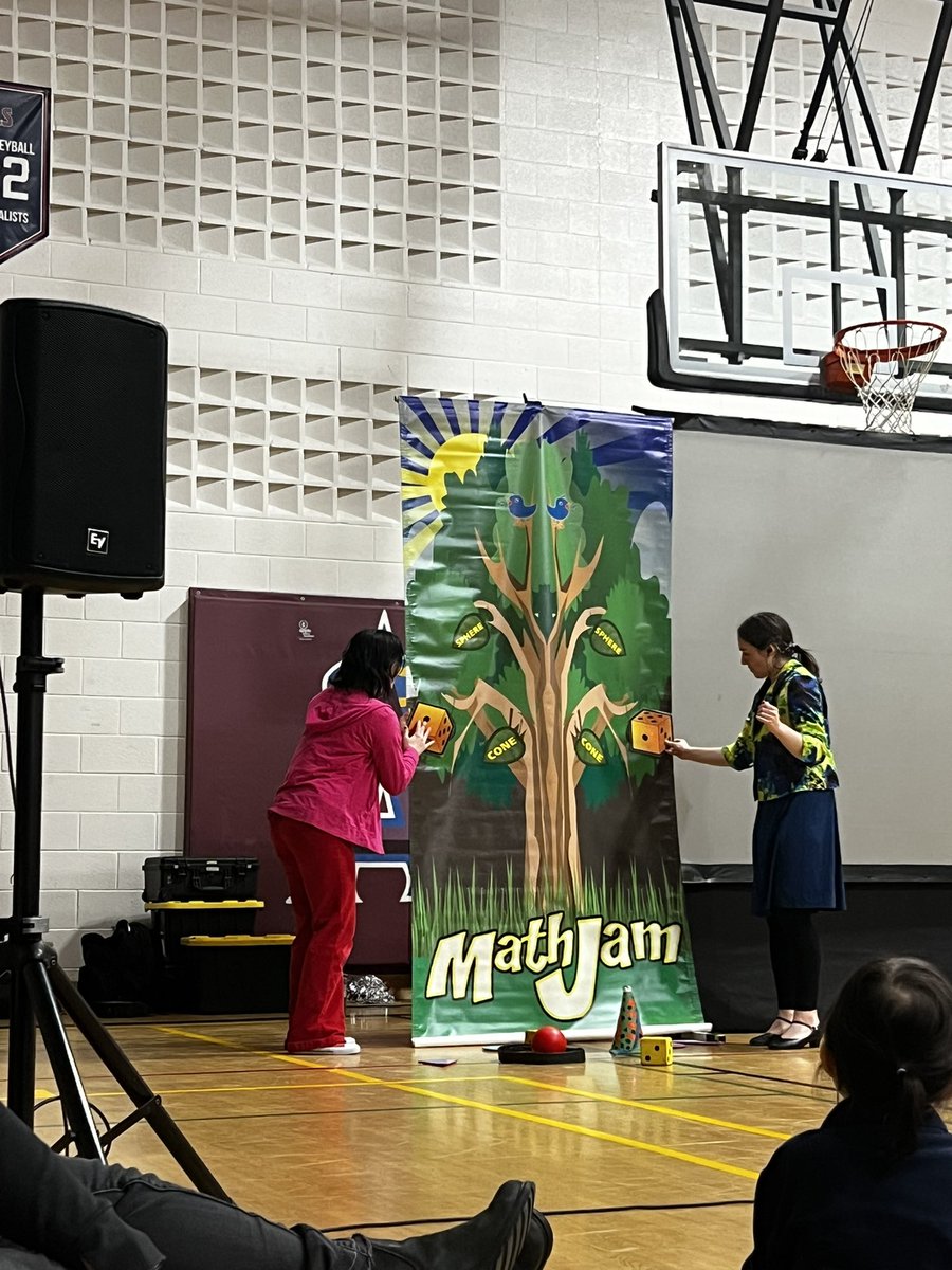 GAngelsMilton's tweet image. Exploring the fun of shapes and symmeTREE! 🌳 Our primary division had a blast with the MathJam interactive presentation today. Special thanks to everyone who made this learning adventure possible! 🔢🎉 #MathJam #LearningTogether