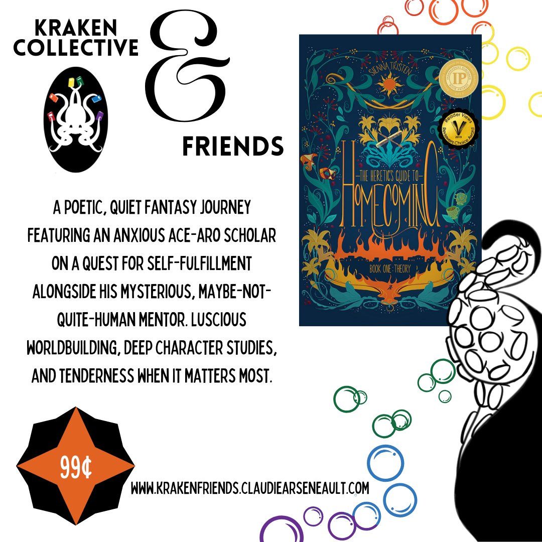 Thirty books. A 99¢ sale. One awesome quiz!

Until January 22, browse queer indie SFF books for your next read, and have fun with a short personality quiz to find out which queer character you are! (You might find Ronoah creeping about in there...!)

krakenfriends.claudiearseneault.com