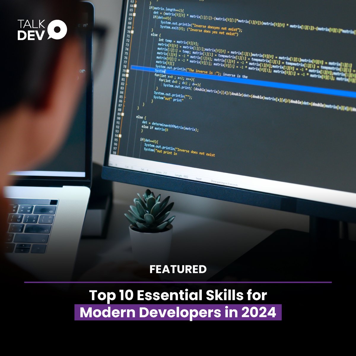 talkdevnow's tweet image. #mustread
Modern developers can set themselves as versatile experts, qualified to navigate the challenges of the digital landscape in 2024 and beyond with these top 10 essential skills for modern developers.
Read more: bit.ly/48Ug4Ko
#TechSkills2024 #DeveloperEvolution