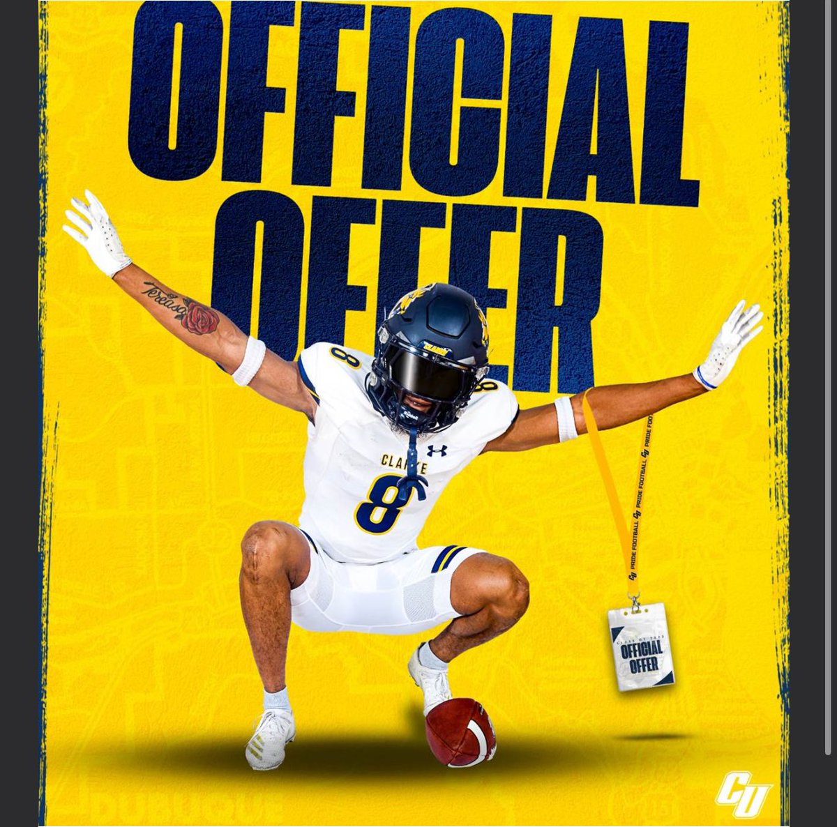 #AGTG blessed to receive an offer from Clark university ! <a href="/CoachHicksCU/">Adam Hicks</a>