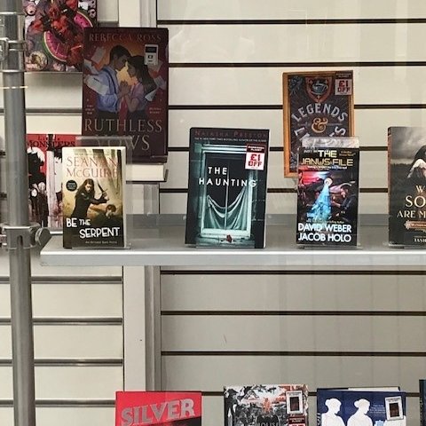 Great to see The Haunting in the window of Forbidden Planet! A pulse-pounding, twisty read from #1 New York Times and USA TODAY bestselling author Natasha Preston.