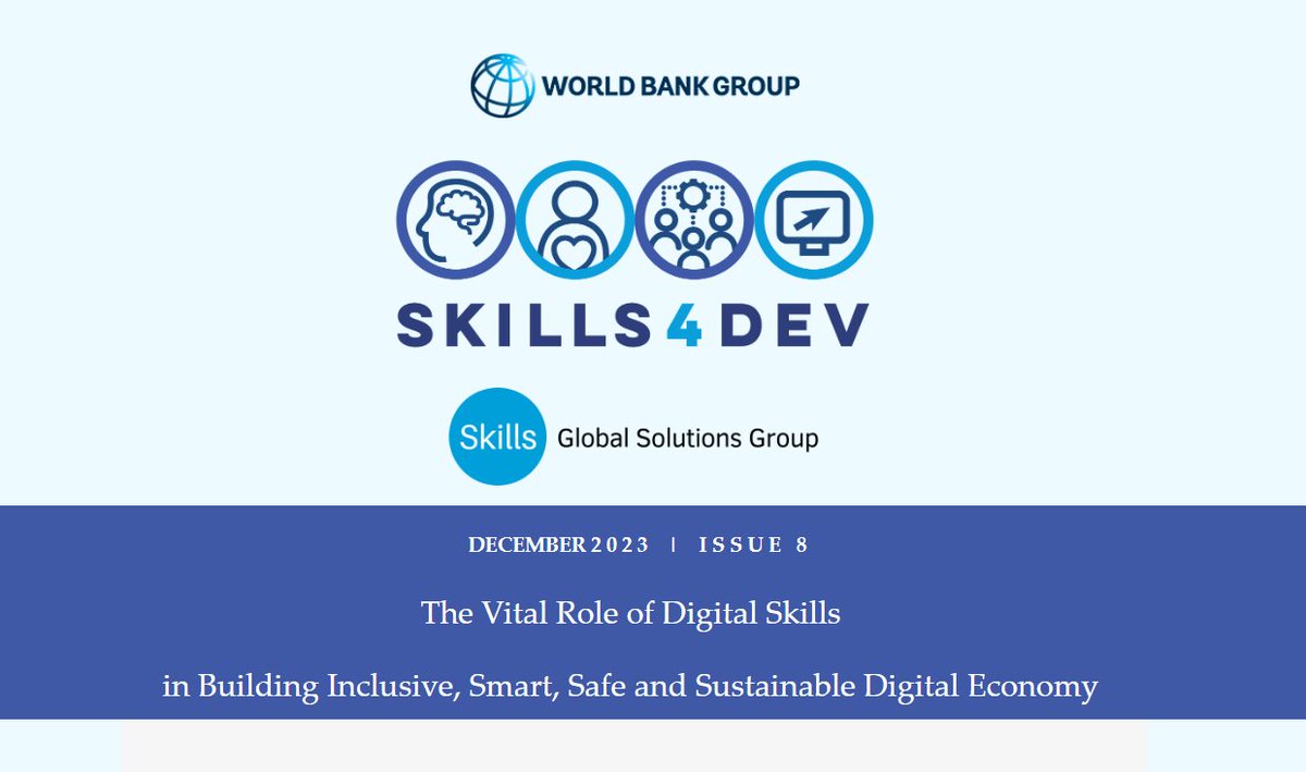 cristobalcobo's tweet photo. 👷‍♀️Newsletter: The Vital Role of #DigitalSkills

♻️What are the emerging areas of digital skills that need to be explored and addressed, such as #cybersecurity #AI #climatechange?

⛏️Key reports, assessments, studies &amp; tools
https://t.co/1kG9cK68G8 https://t.co/OEfjAgx3vw