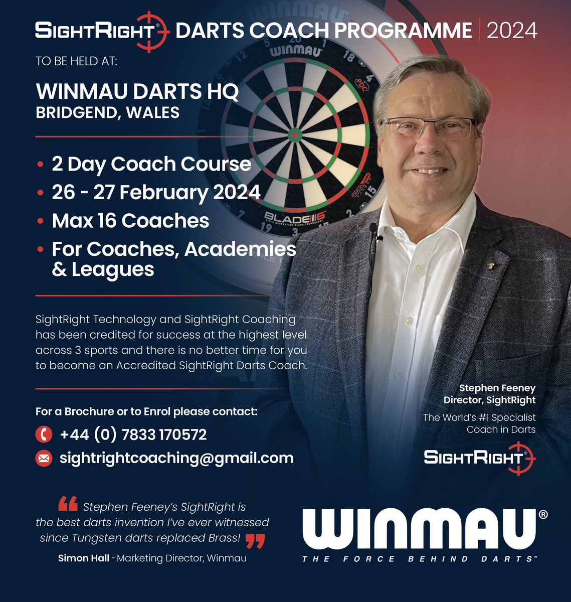 SIGHTRIGHT Darts Coaching tweet media