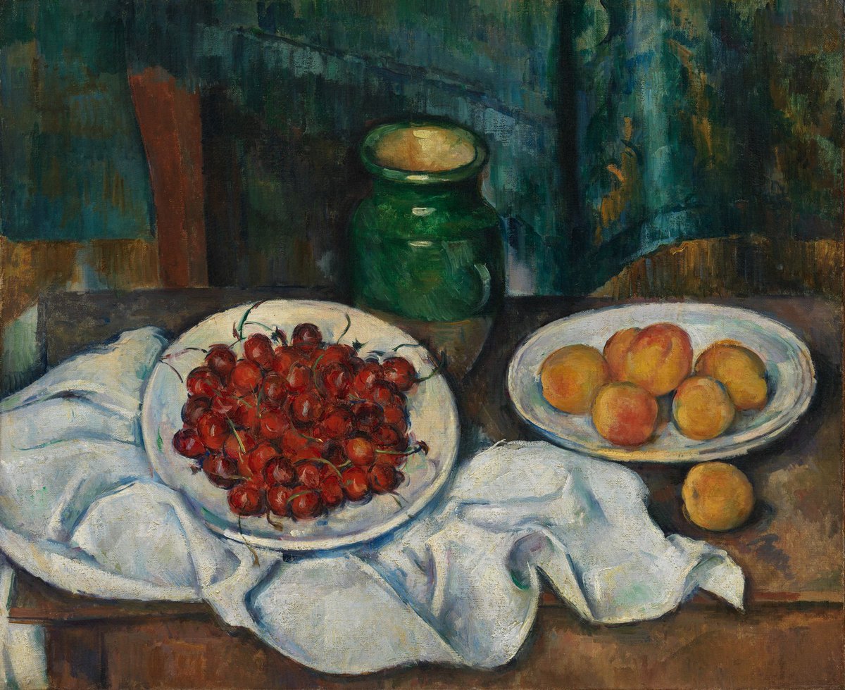 HBD, Cézanne 🍒 Paul Cézanne, born today in 1839, is said to have formed the bridge between late 19th-century Impressionism and early 20th century Cubism. Both Henri Matisse and Pablo Picasso are said to have remarked that Cézanne 'is the father of us all'.