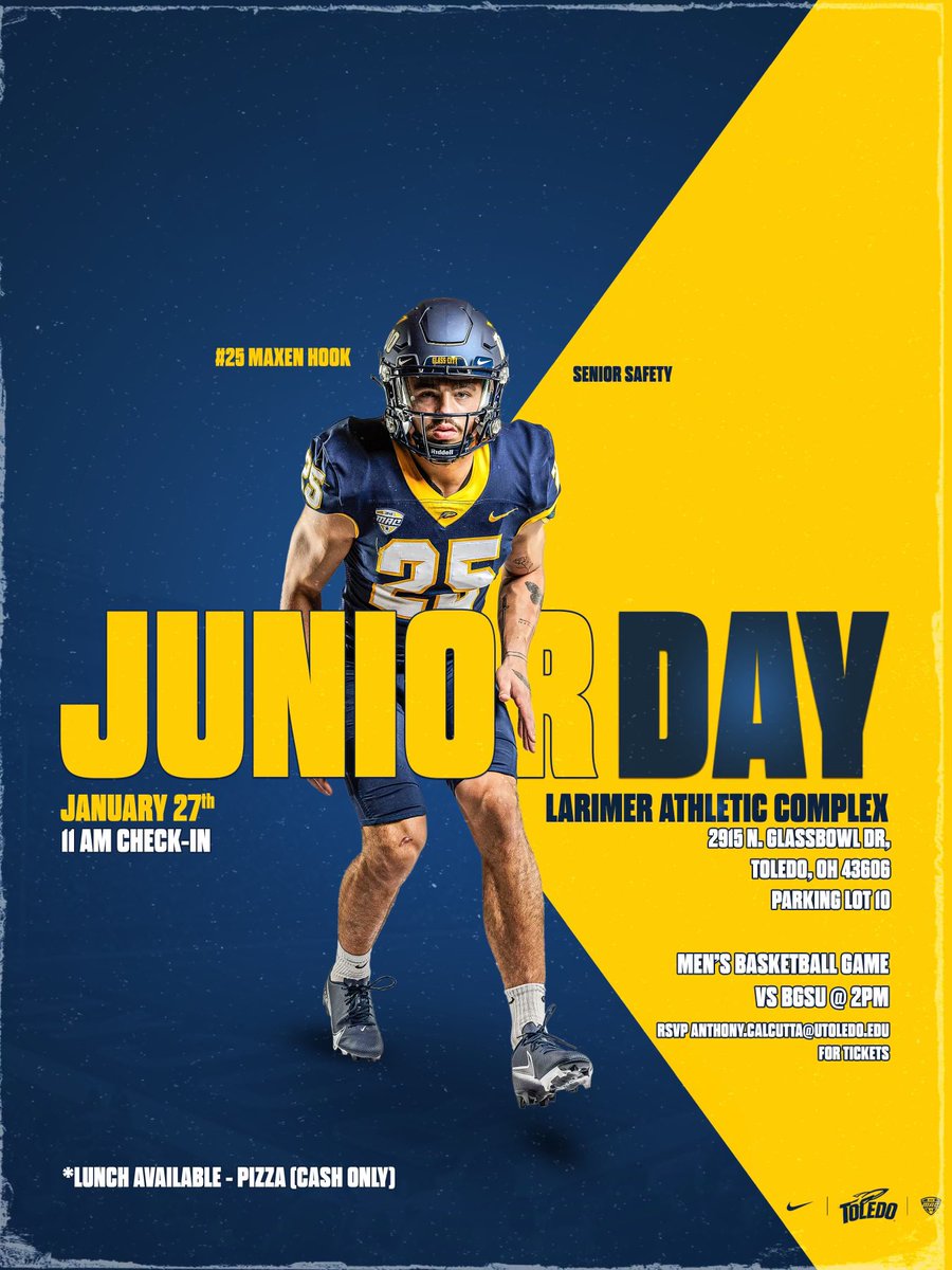 IsonCarson's tweet photo. I will be @ToledoFB January 27th. Thank you for the invite! @ToledoQBs @CoachCandle @CoachFlemWR @CoachMillz_ @PrepRedzoneIN @DCHawkFootball @CoachCJRay https://t.co/WiaP8tGdrT