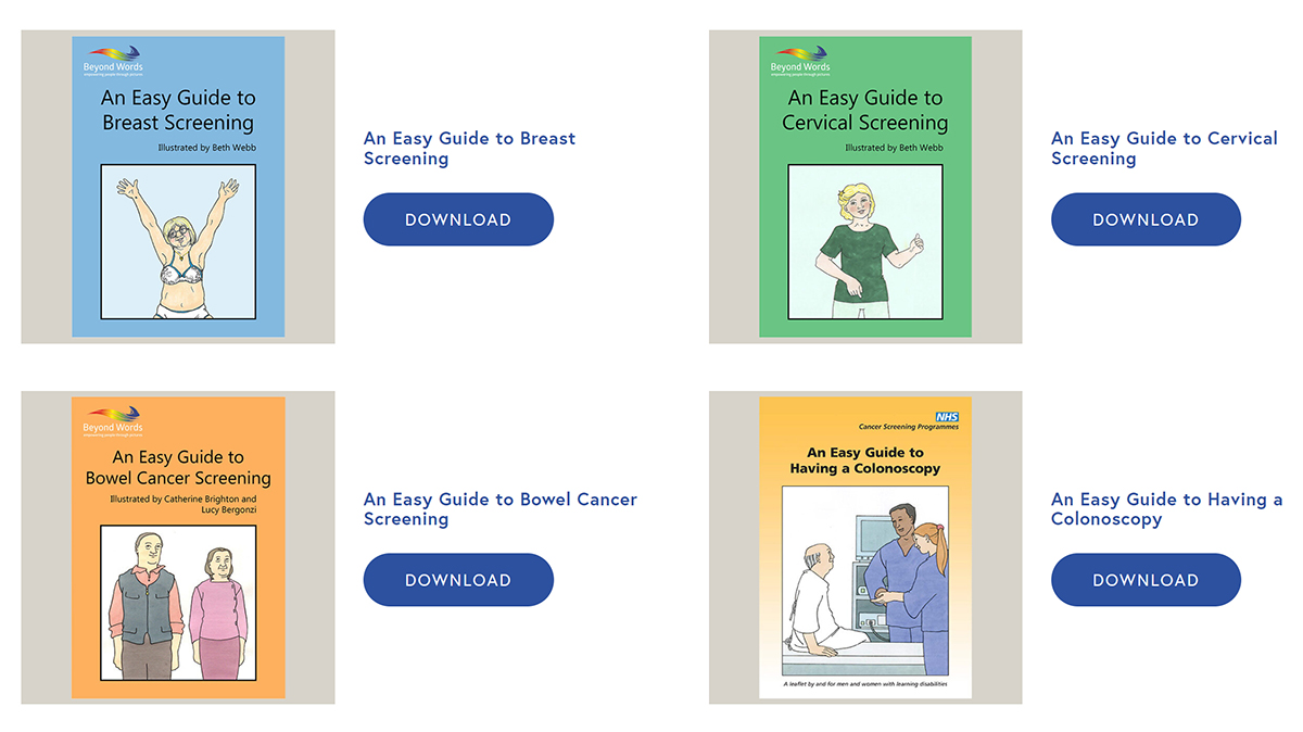 🥼🏥 Making information about screening processes accessible to everyone saves lives. We have lots of word-free picture guides to different procedures available for free: bit.ly/3yjkNXk