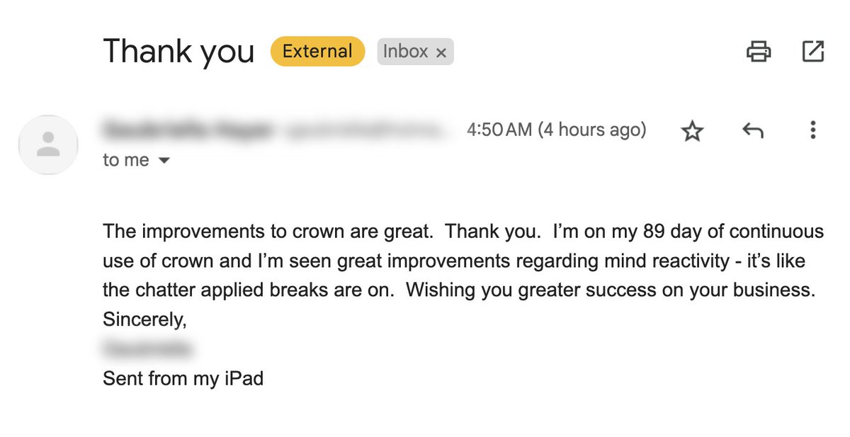When you give your users what they don't know they need.

Messages like these are like fuel for founders.