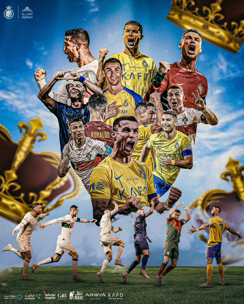 AlNassrFC_EN's tweet photo. Records keep following the GOAT! 🐐

Cristiano Ronaldo 👑
Best player in the Middle East 2023 🥇
Maradona award  top scorer winner 2023 🔝 https://t.co/GQZK0dw9LH