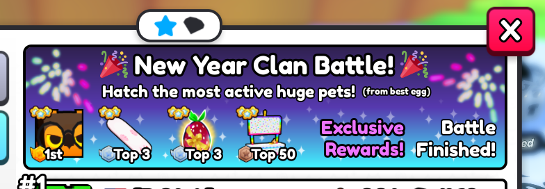 sammi_plays's tweet photo. YAY!!!!!! Congrats [SAM] clan we made it to #27 
Well done all of you. You all worked so hard 🥳🥳🥳🥳 @foxy2977 @Supertonsch @MrsFluff44 @ezepeezey1 @rolltide_gamer @WaringZsuzsi @BuildIntoGames @Roblox #ps99 #petsimulator99 #clanwars #SAMclan https://t.co/1SFxPTcDYP