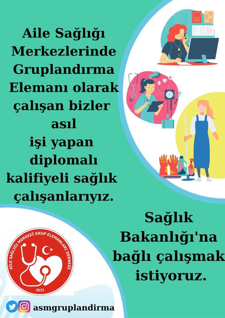 SalihaAkku35259's tweet photo. Aile sağlığı merkezi grup elemanlarının sesi olun. İşten çıkarmalar sonucu 13 bin kişi kalan bizler müjde bekliyoruz.

#AsmGrubaMüjde
@RTErdogan @drfahrettinkoca @saglikbakanligi @memetsimsek @HMBakanligi @csgbakanligi @isikhanvedat https://t.co/eC306A3v8Q