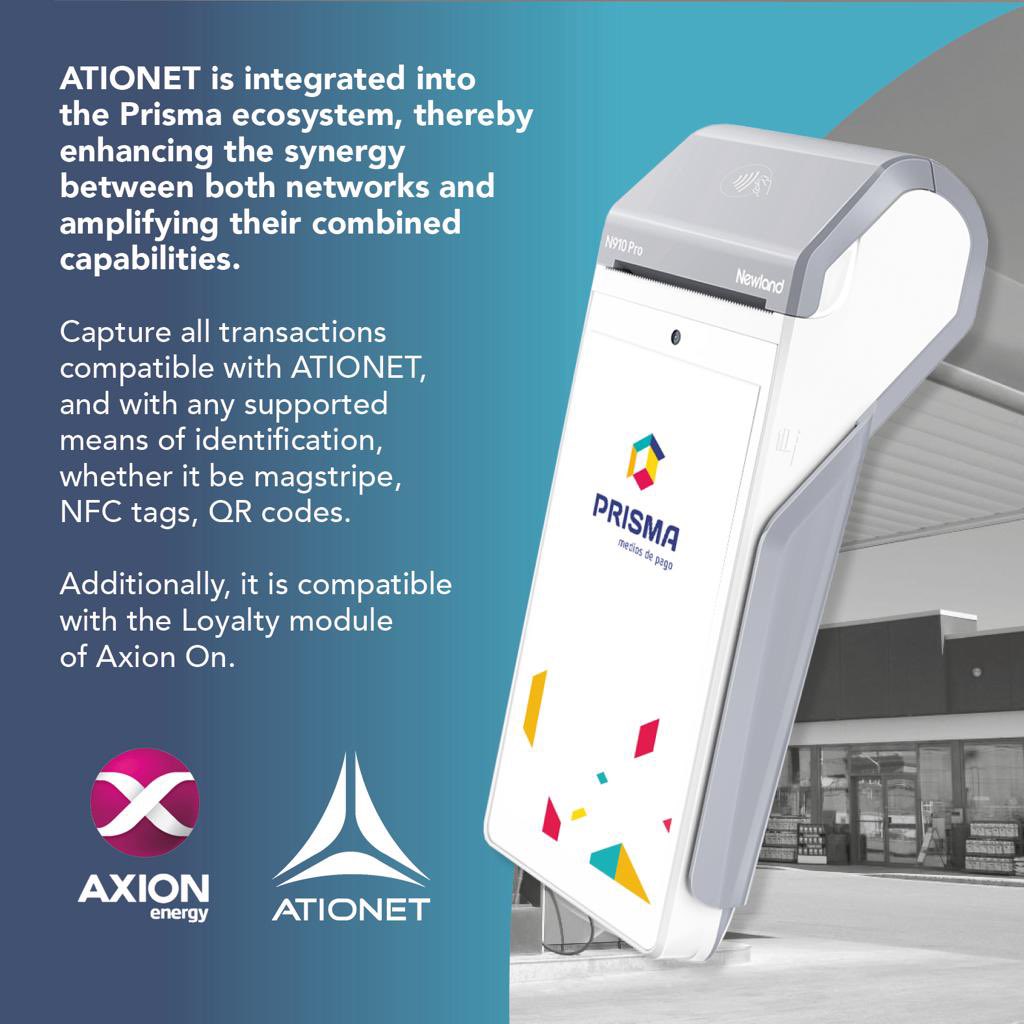 ationet's tweet photo. Experience the revolution in fuel stations with the Prisma N910 terminal. Now, with enhanced wireless NFC tag reading capabilities. This speeds up the process and ensures secure identification, preventing thefts. With ATIONET, your data is protected and even more reliable! https://t.co/5qFLdqgNS4