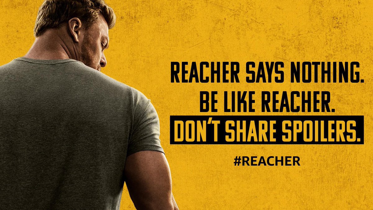 Gaat dat zien mensen. #Reacher #leechild #PrimeVideo