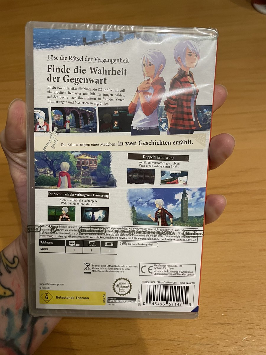 Leo_Nesebjorn's tweet photo. Hi Baby 🥰
Endlich wieder unterwegs mit Ashley 💜 Ich liebe das erste Spiel total! Es war so eine traurige, aber auch rührende Story voller Geheimnisse und Erinnerungen 😭
#AnotherCodeRecollection #AnotherCode #AnotherCodeR https://t.co/40EXu9nJX7