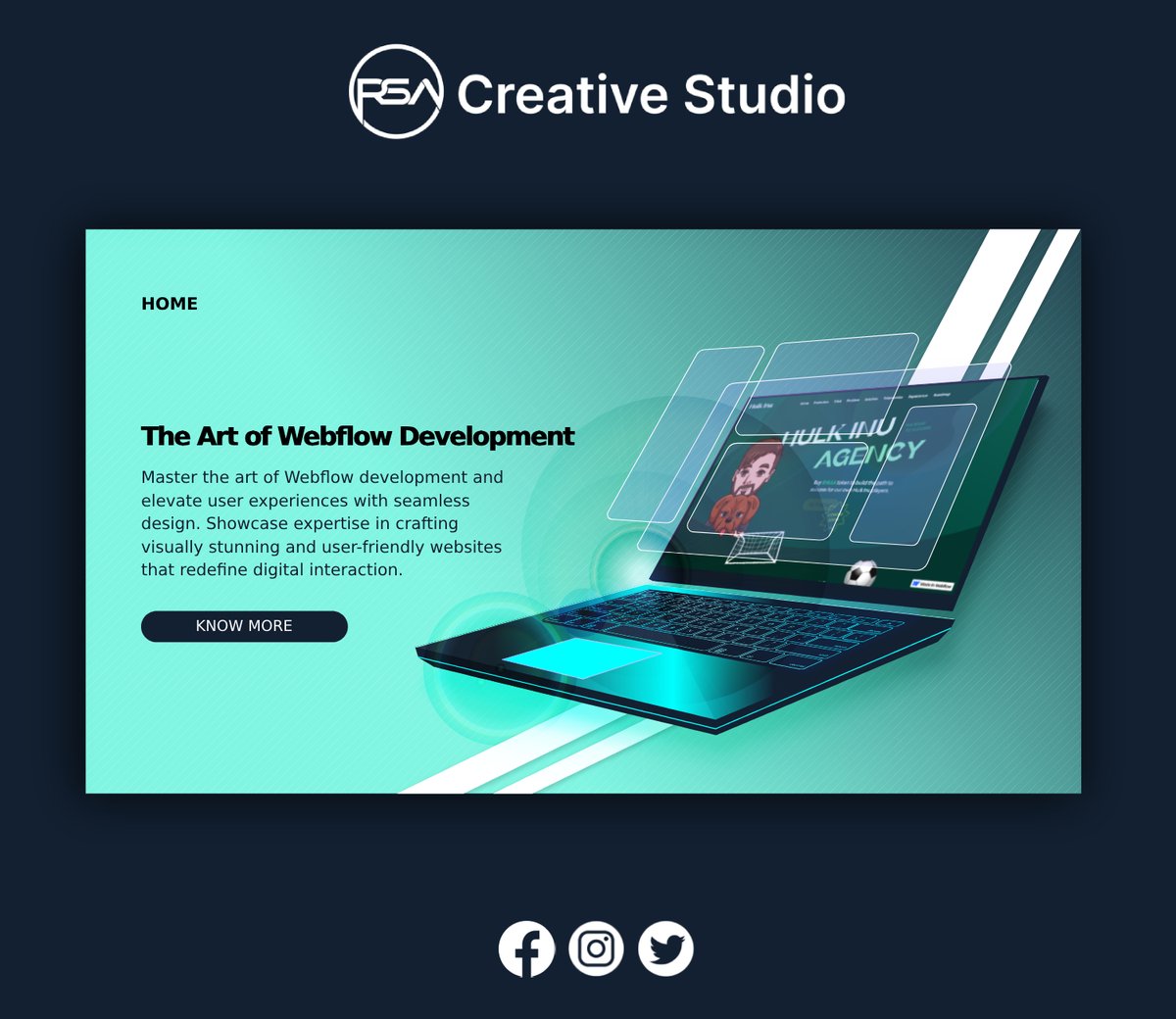 CreativeRsa's tweet photo. Master the art of Webflow development and elevate user experiences with seamless design. Showcase your expertise in crafting visually stunning and user-friendly websites that redefine digital interaction. #Webflow #DesignExcellence 🚀
Article Link: https://t.co/66TSjfqwsu https://t.co/8n7Hj7v0Z0