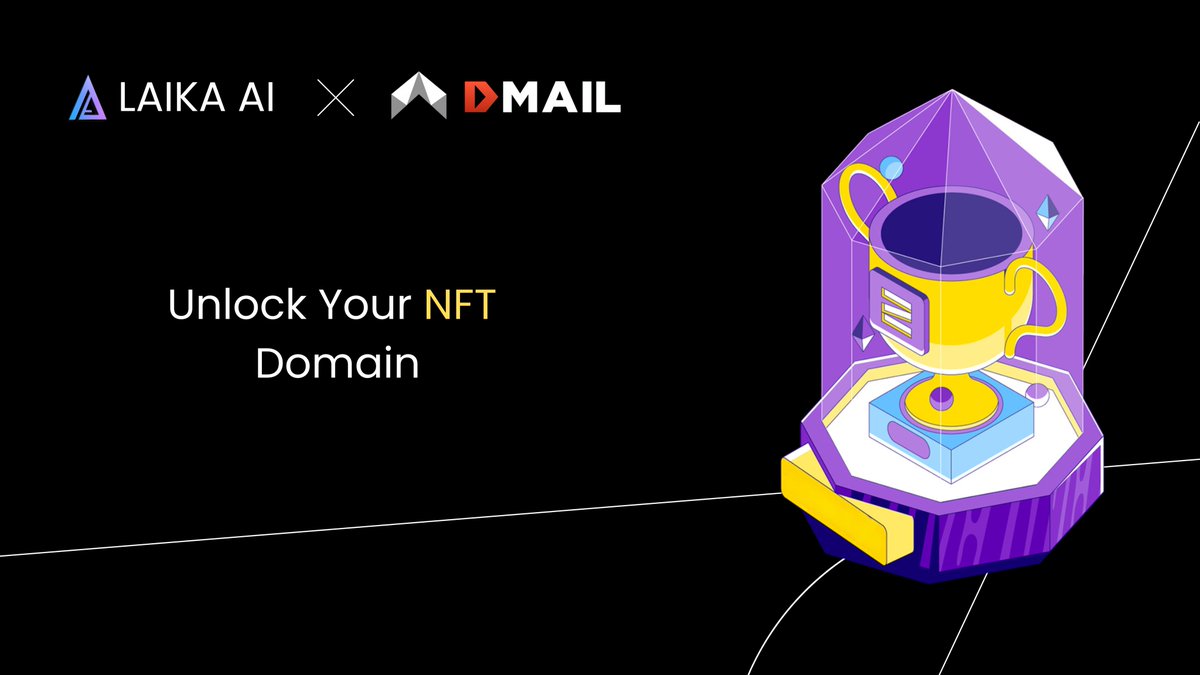 🚀 Exciting News! #LaikaAI has teamed up with <a href="/Dmailofficial/">DMAIL.AI</a>  for an extraordinary giveaway! 🌟

🔐 Unlock Your NFT Domain 
🌐 Join us to win 1 of 50 exclusive NFT domains and redefine your digital identity in the blockchain universe! #NFTGiveaway
Link - galxe.com/laikaai/campai…